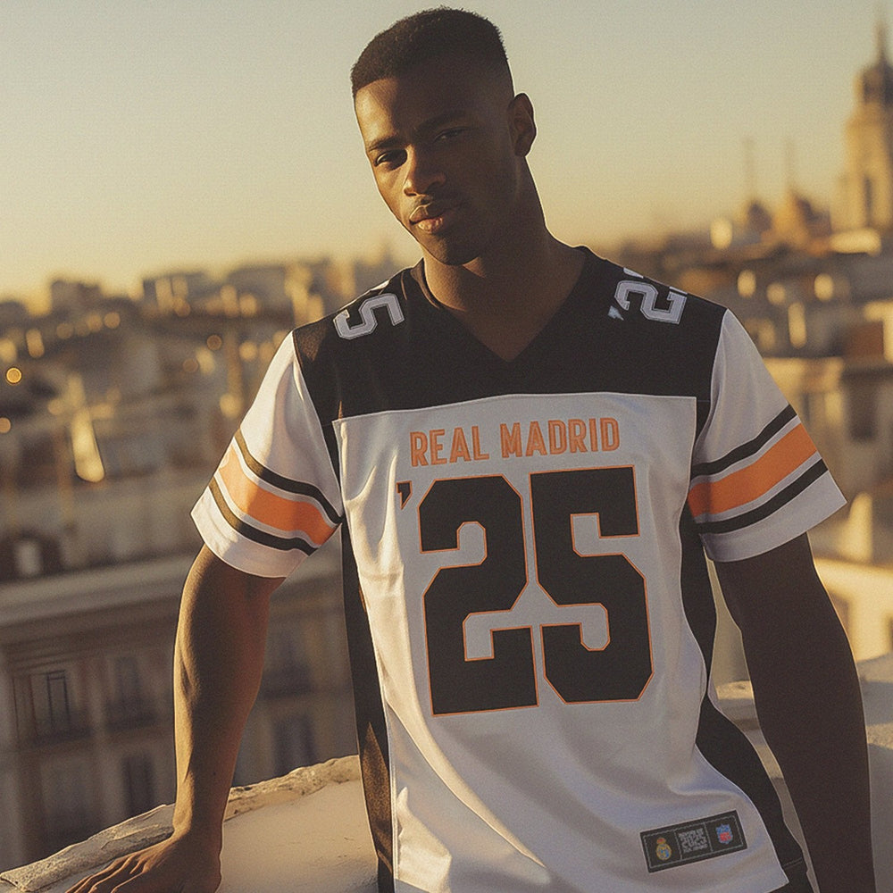 Mens Real Madrid x NFL Shirt White