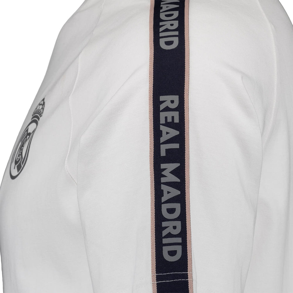 Mens Tape T-Shirt White Real Madrid