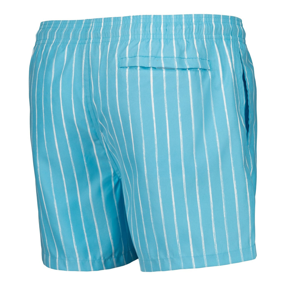 Mens Swimshort Thin Stripes Aquamarine