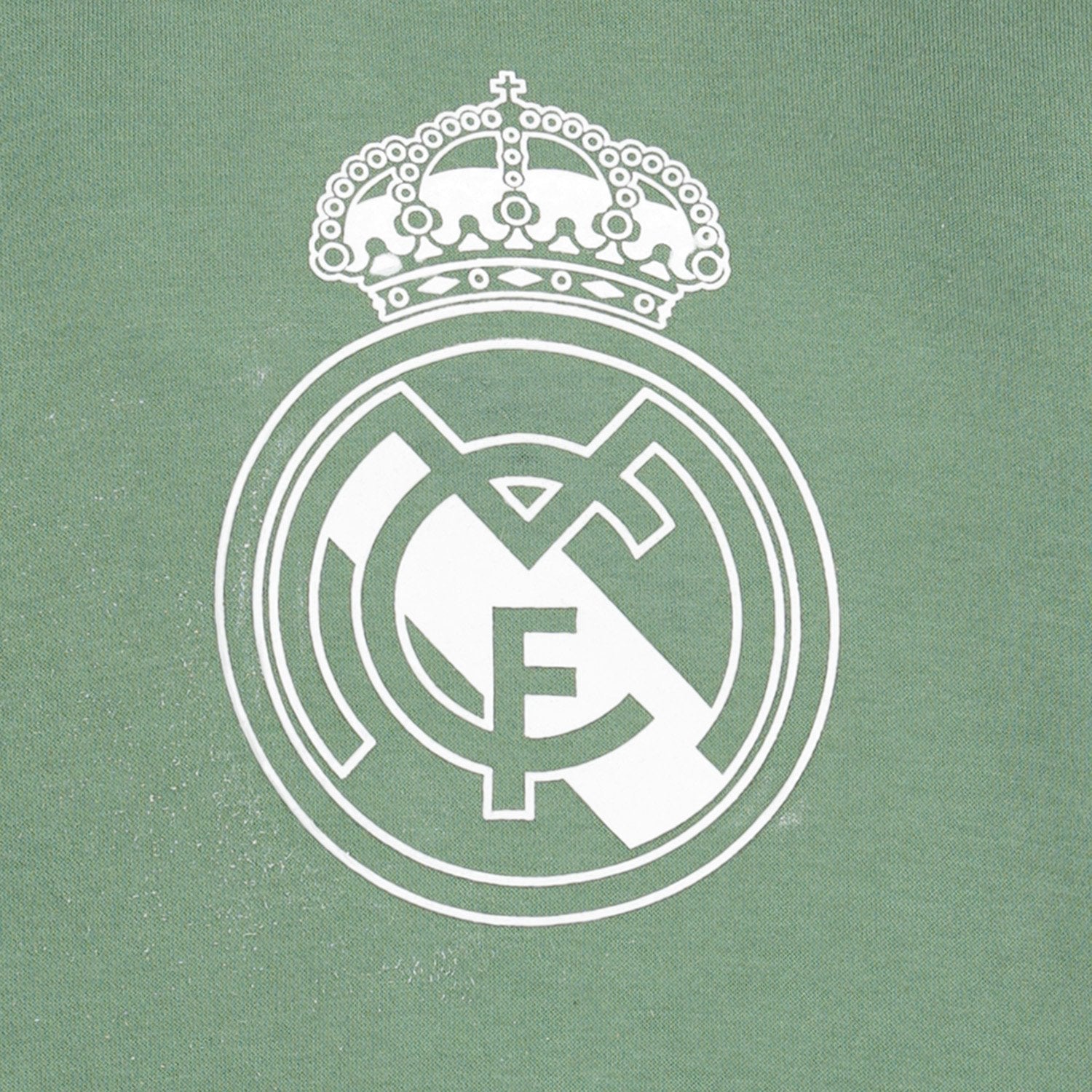 Kids Color Crest Hoodie Dark Green Real Madrid