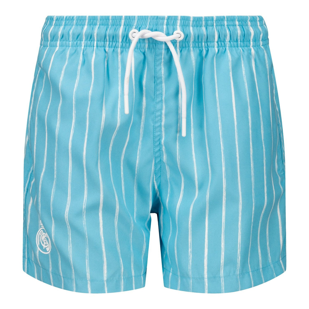 Kids Swimshort Thin Stripes Aquamarine