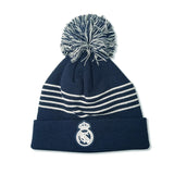 Gorro Pompón Azul Marino Real Madrid