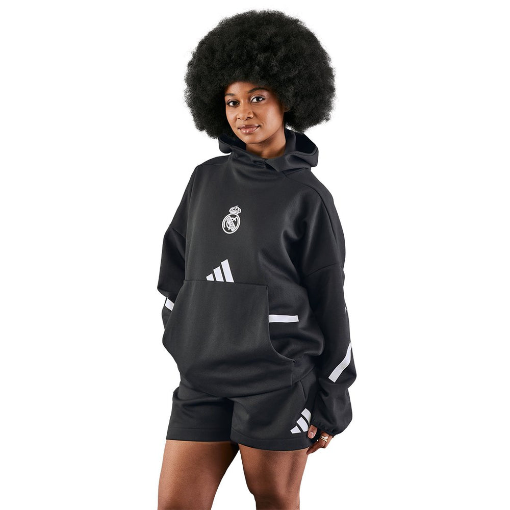 Womens adidas Real Urban Hoodie Black