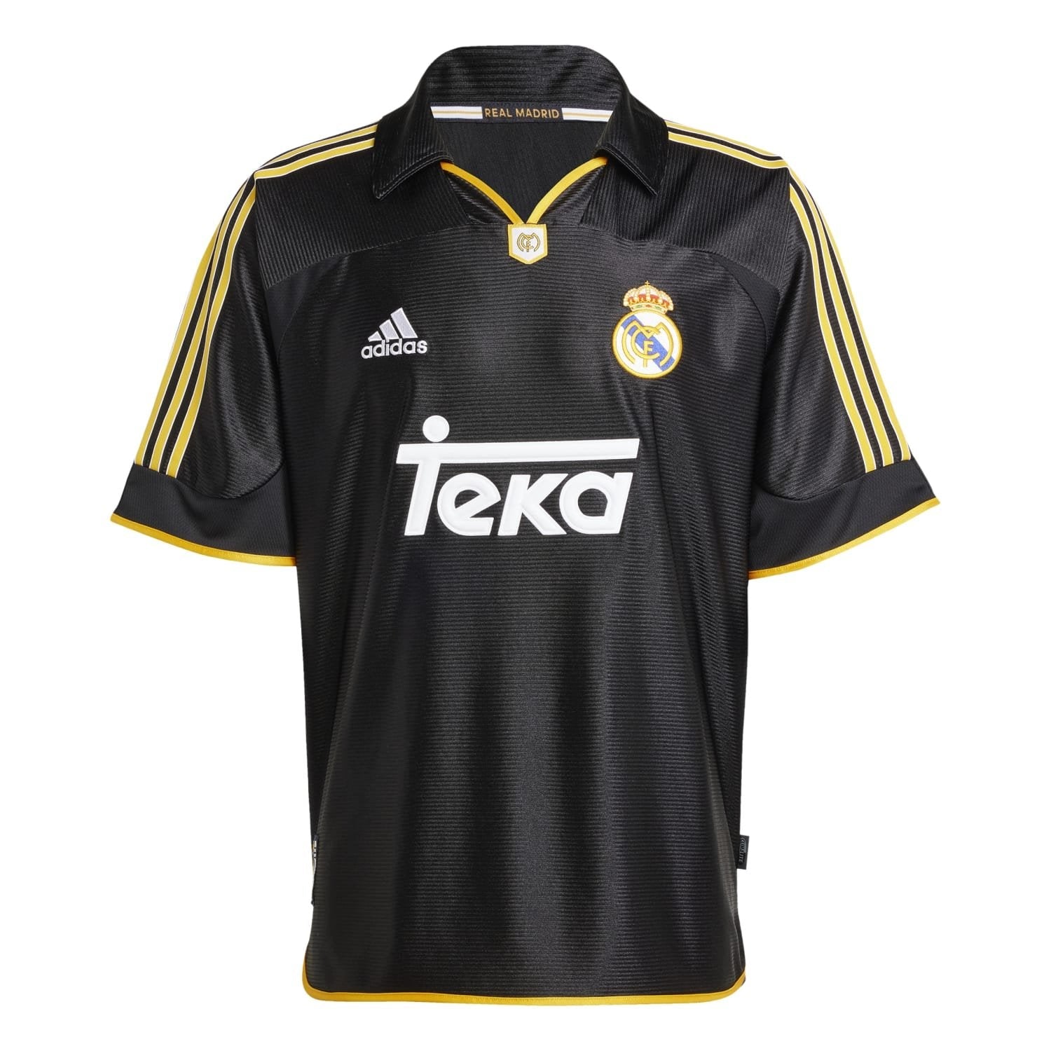 Mens Away Bring Back 99/00 Shirt Black – The Official Real Madrid