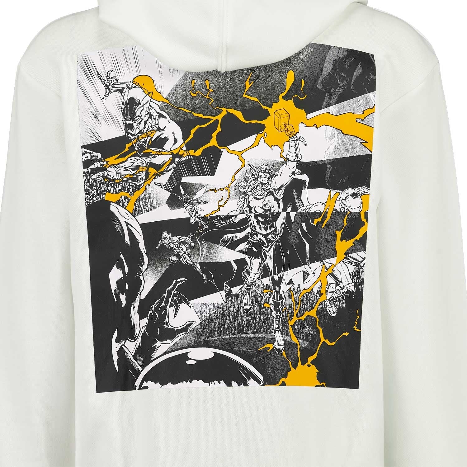 Youth adidas Marvel Hoodie 25/26 White