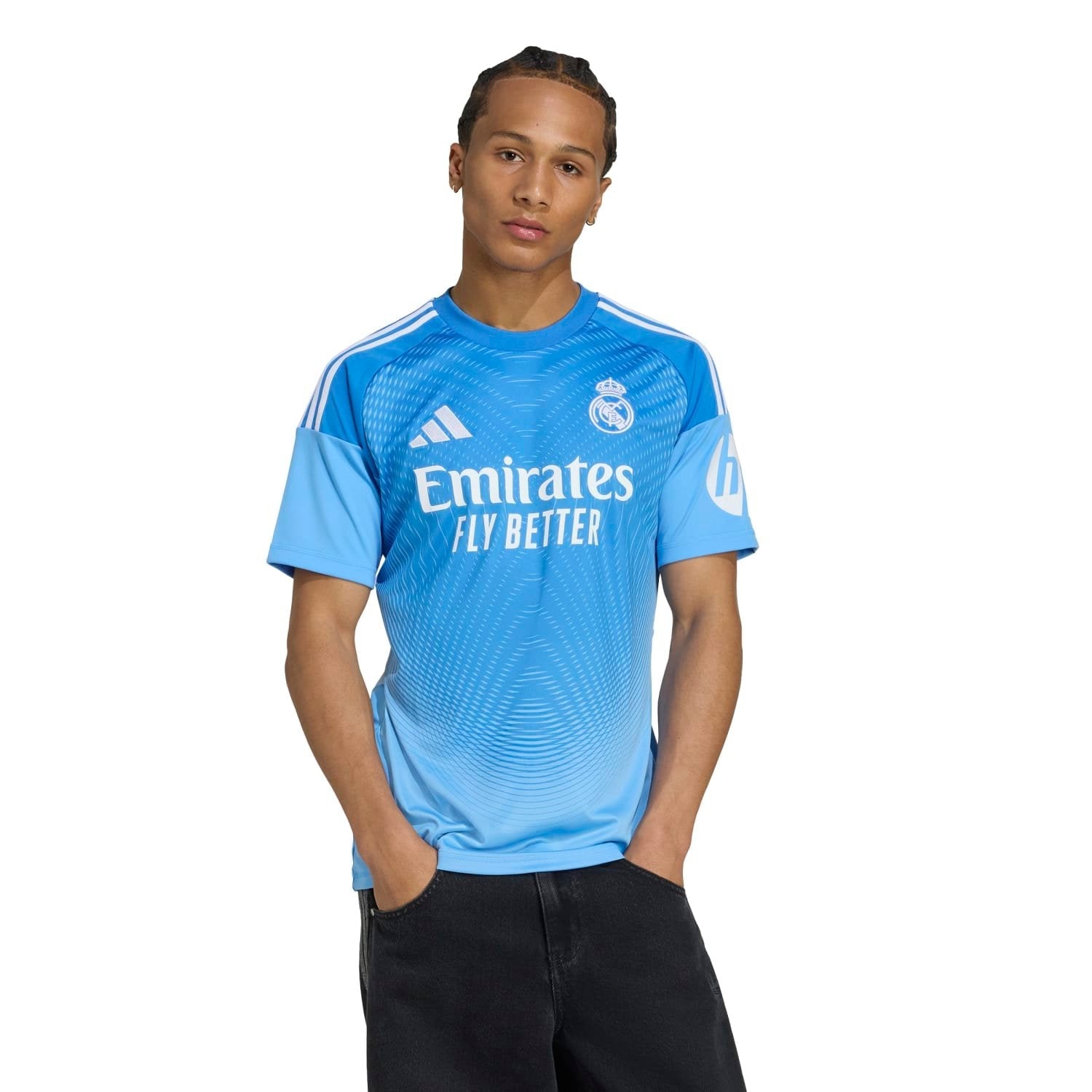 Mens Goalkeeper Shirt 25/26 Blue – Official Real Madrid Store