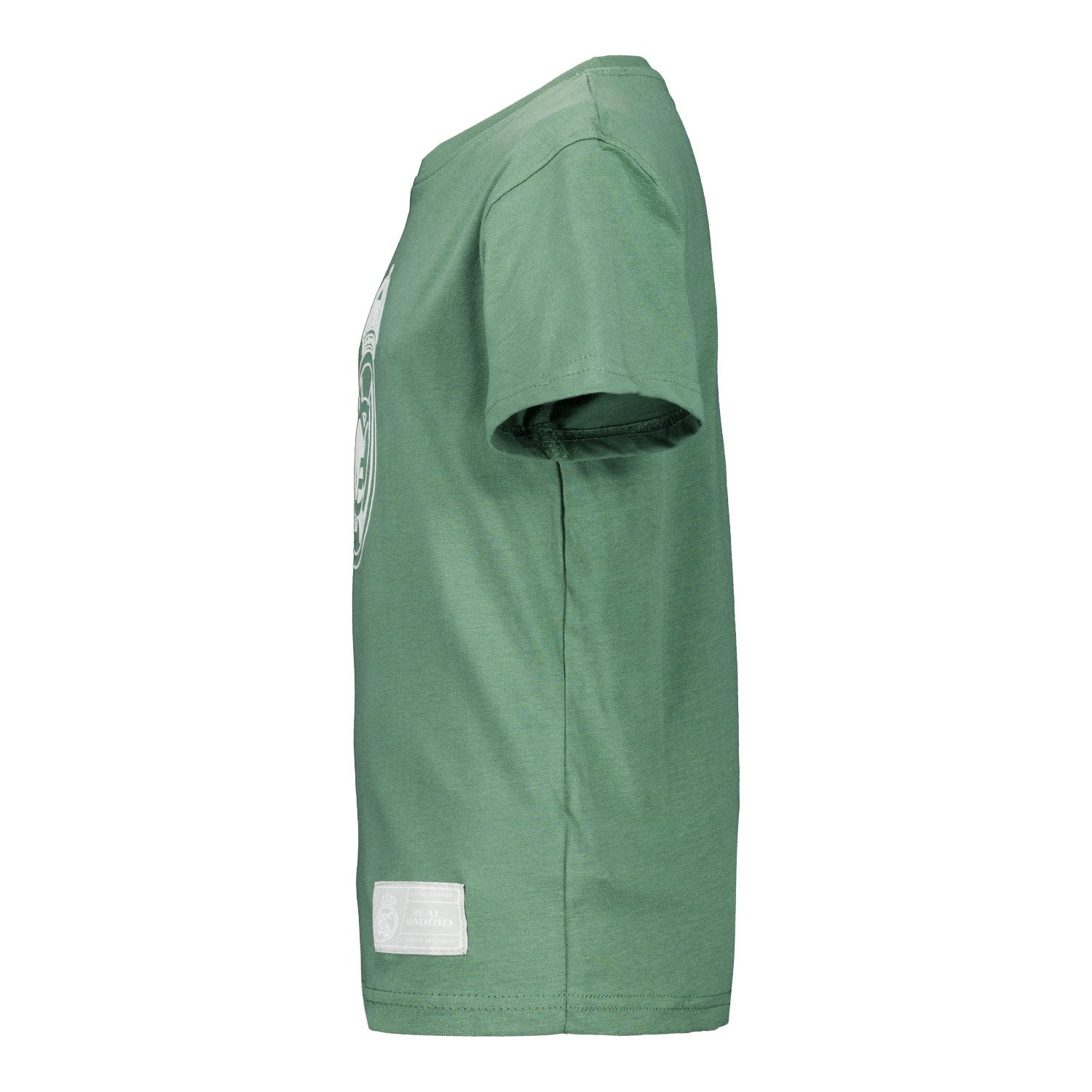 Kids Color Crest T-Shirt Dark Green Real Madrid