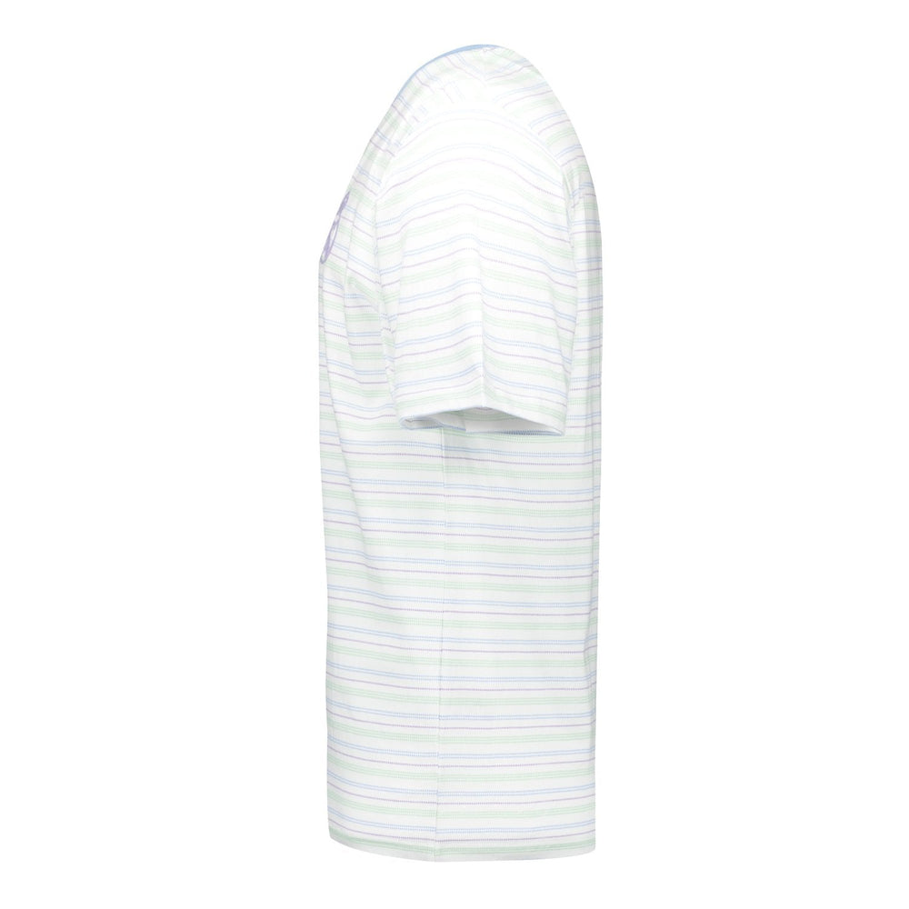 Mens Pastel Single T-Shirt Y/D Stripe Tee Light Real Madrid