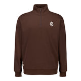 Men’s Classic Brown Zip-Up Sweatshirt