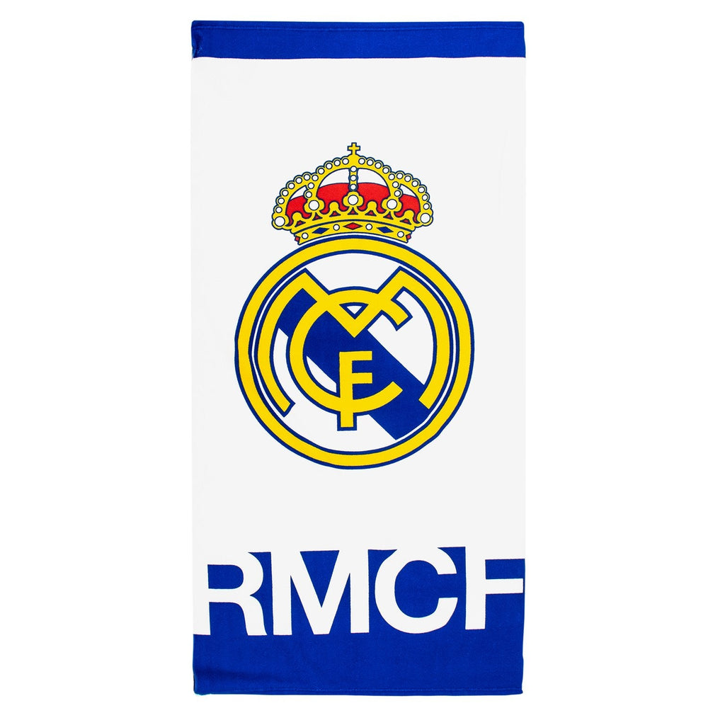 Microfiber Towel White/Blue