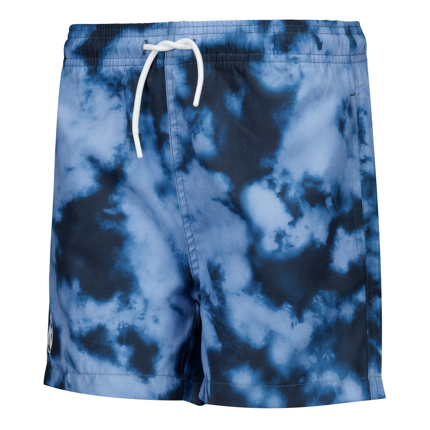 Kids Real Madrid Tye Dye Black Swimshorts