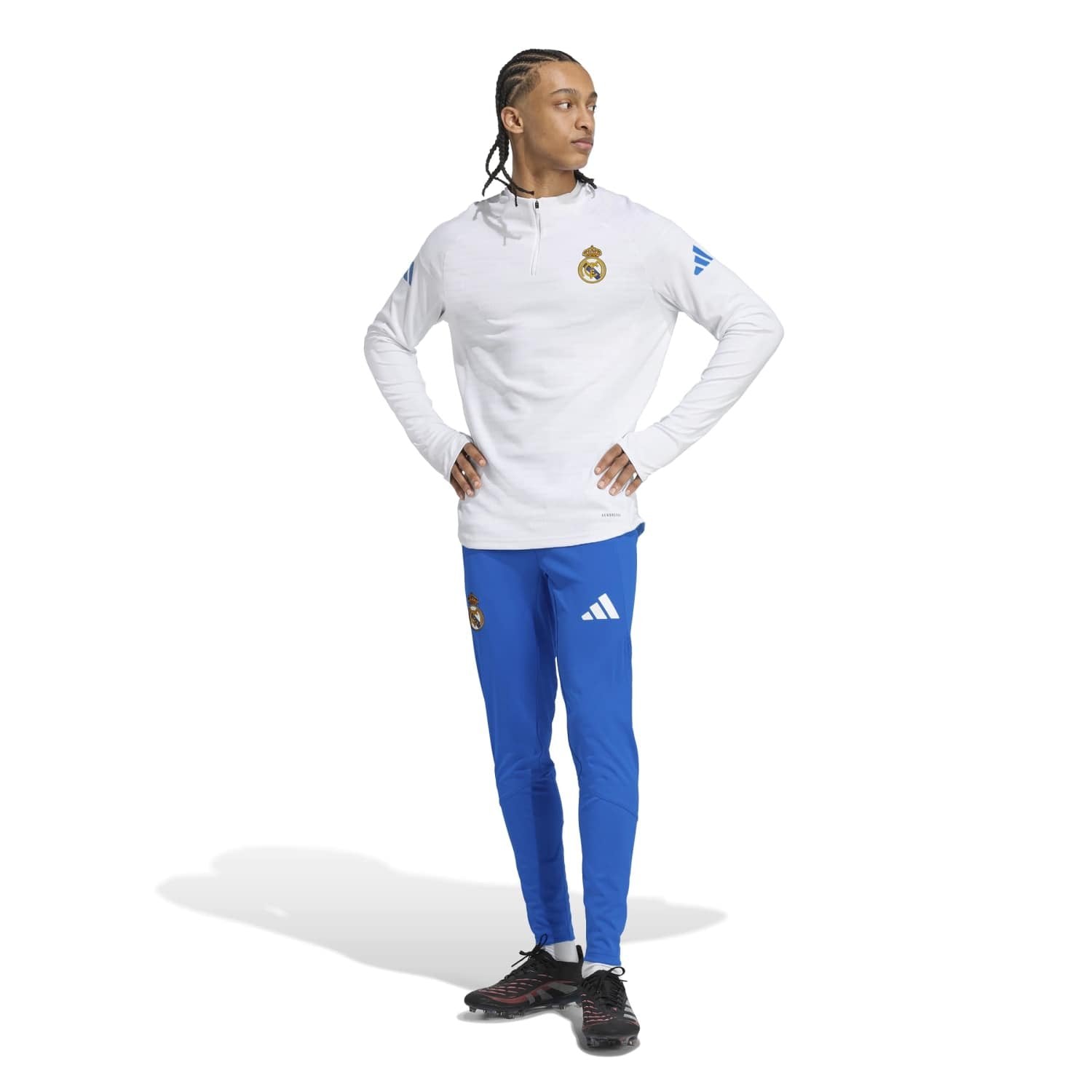 Mens adidas UCL Pro Training Top 25/26 White – Official Real