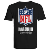 Men’s Black Bernabéu x NFL Crest T‑Shirt