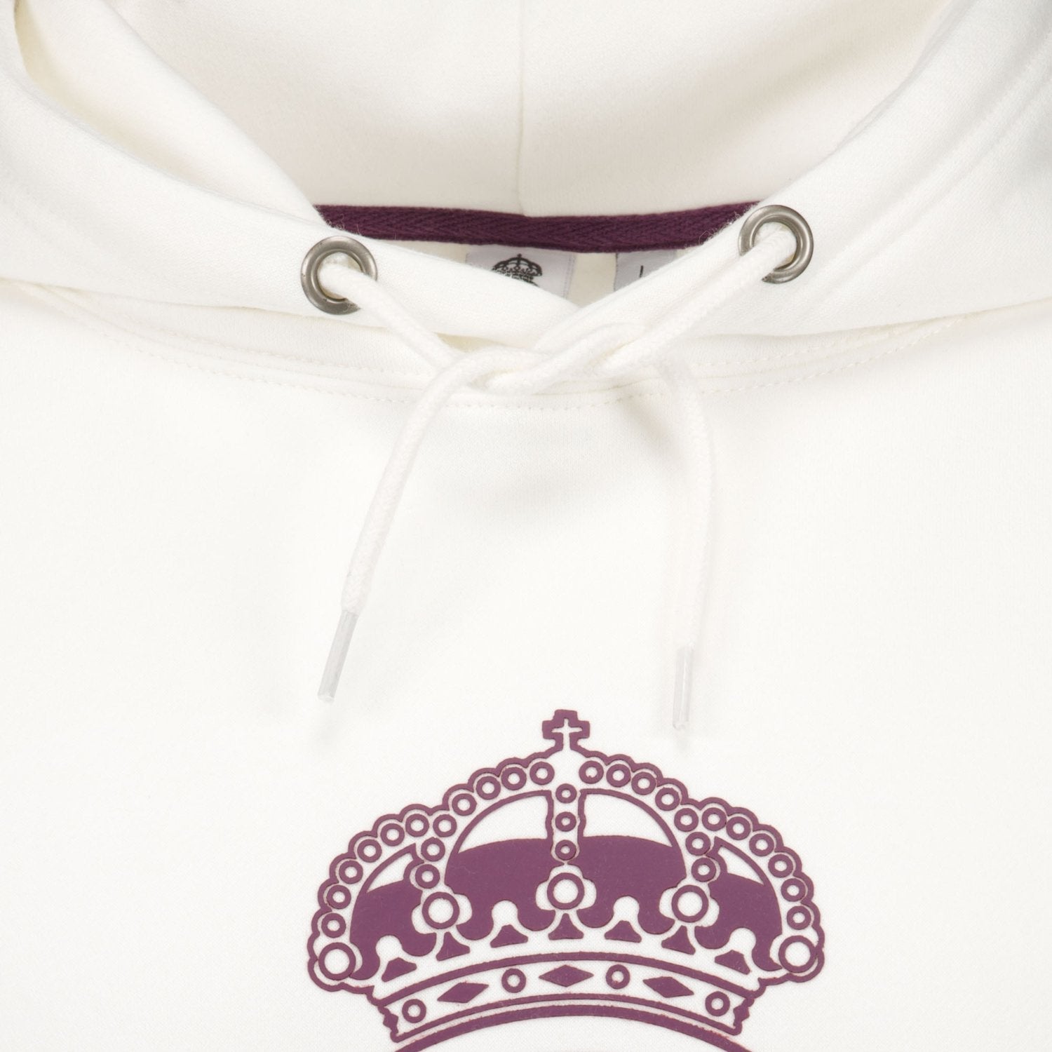 Mens Color Crest Hoodie Off White Real Madrid