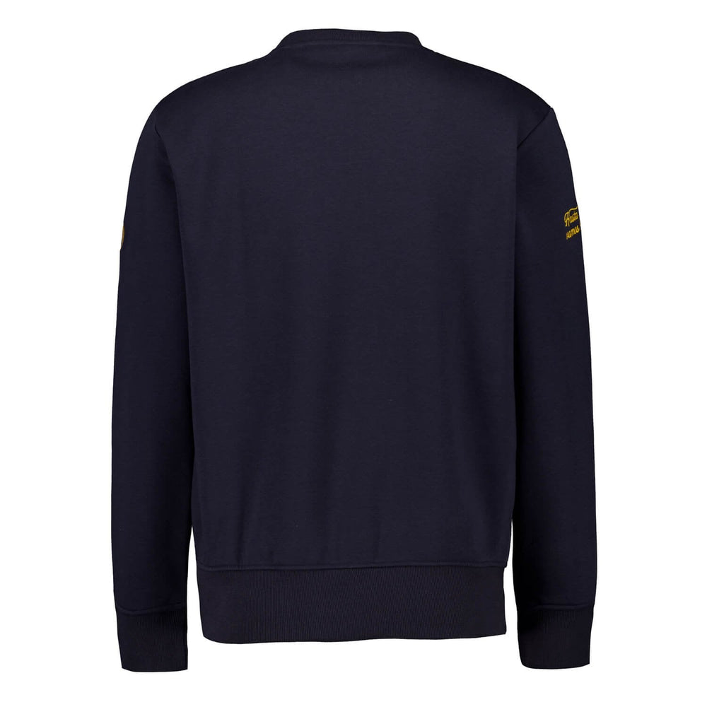 Mens Baseball Crewneck Sweatshirt Navy Real Madrid