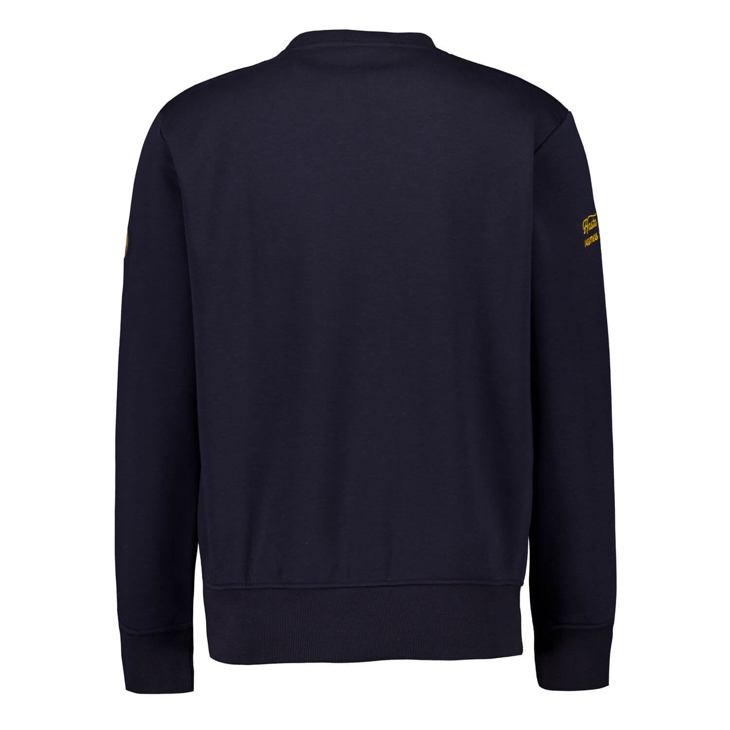 Mens Baseball Crewneck Sweatshirt Navy Real Madrid