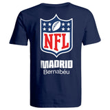 Camiseta Hombre Bernabéu x NFL Escudo Azul Marino