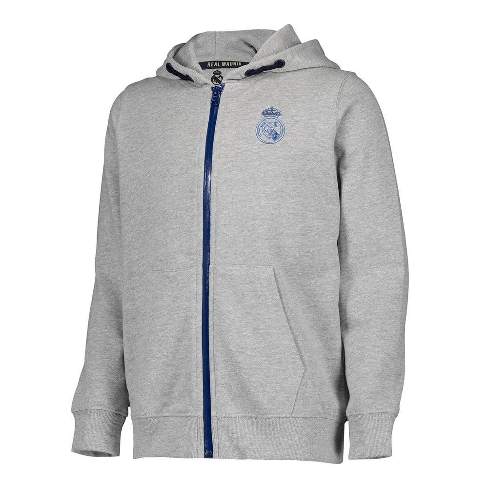 Kids Tracksuit Fan Kids Ombre Zip Grey Melange Real Madrid