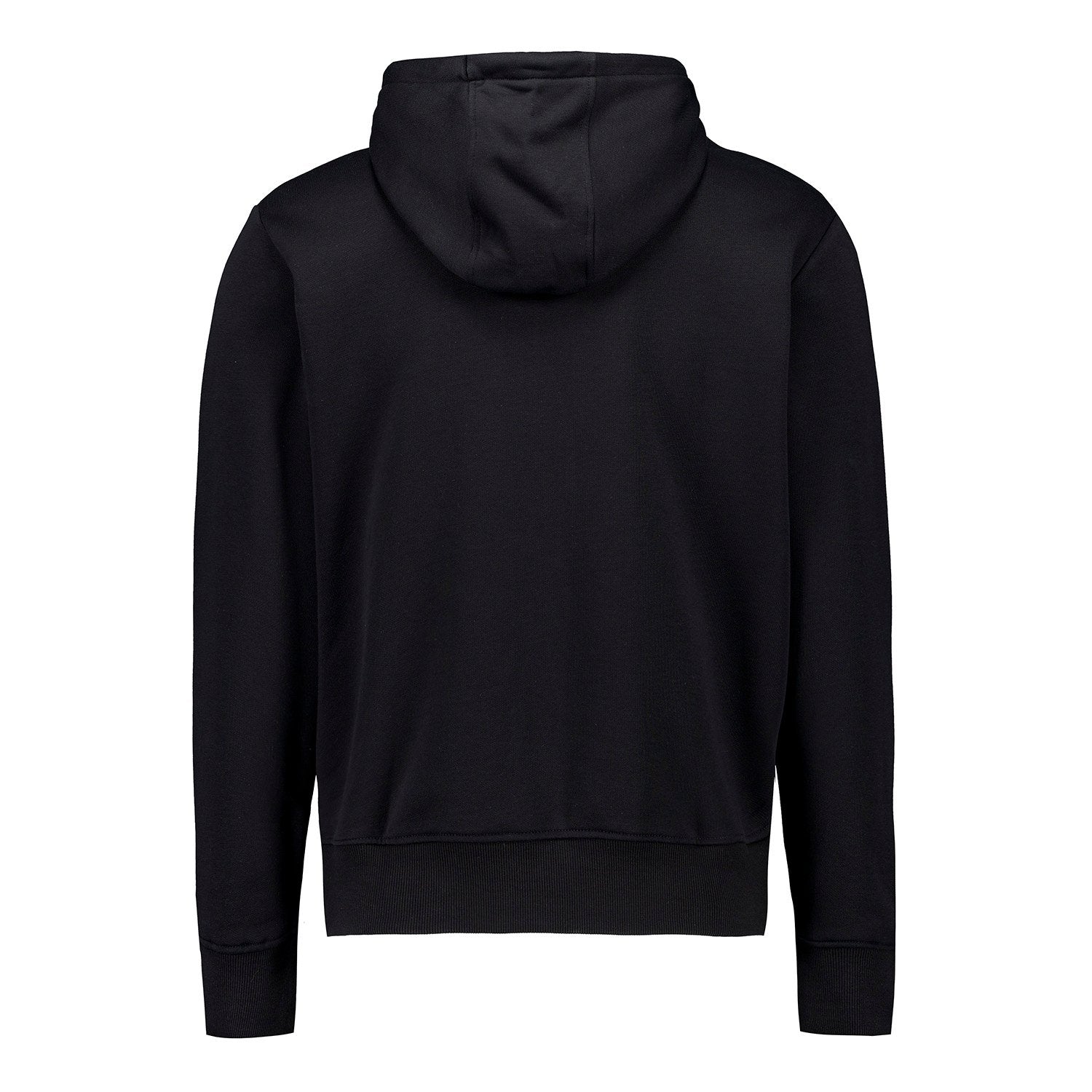 Mens Blackout Hoodie Crest Black Real Madrid