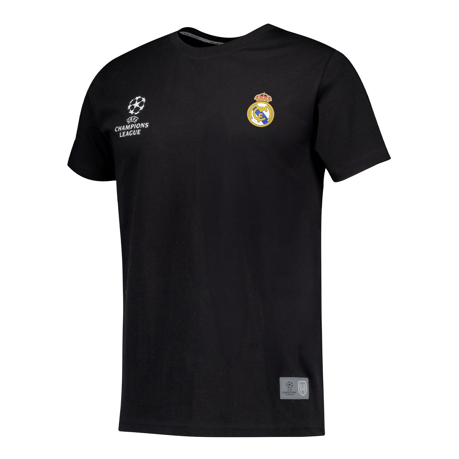 Mens T-Shirt Black | UEFA Champions League 15 – Official Real