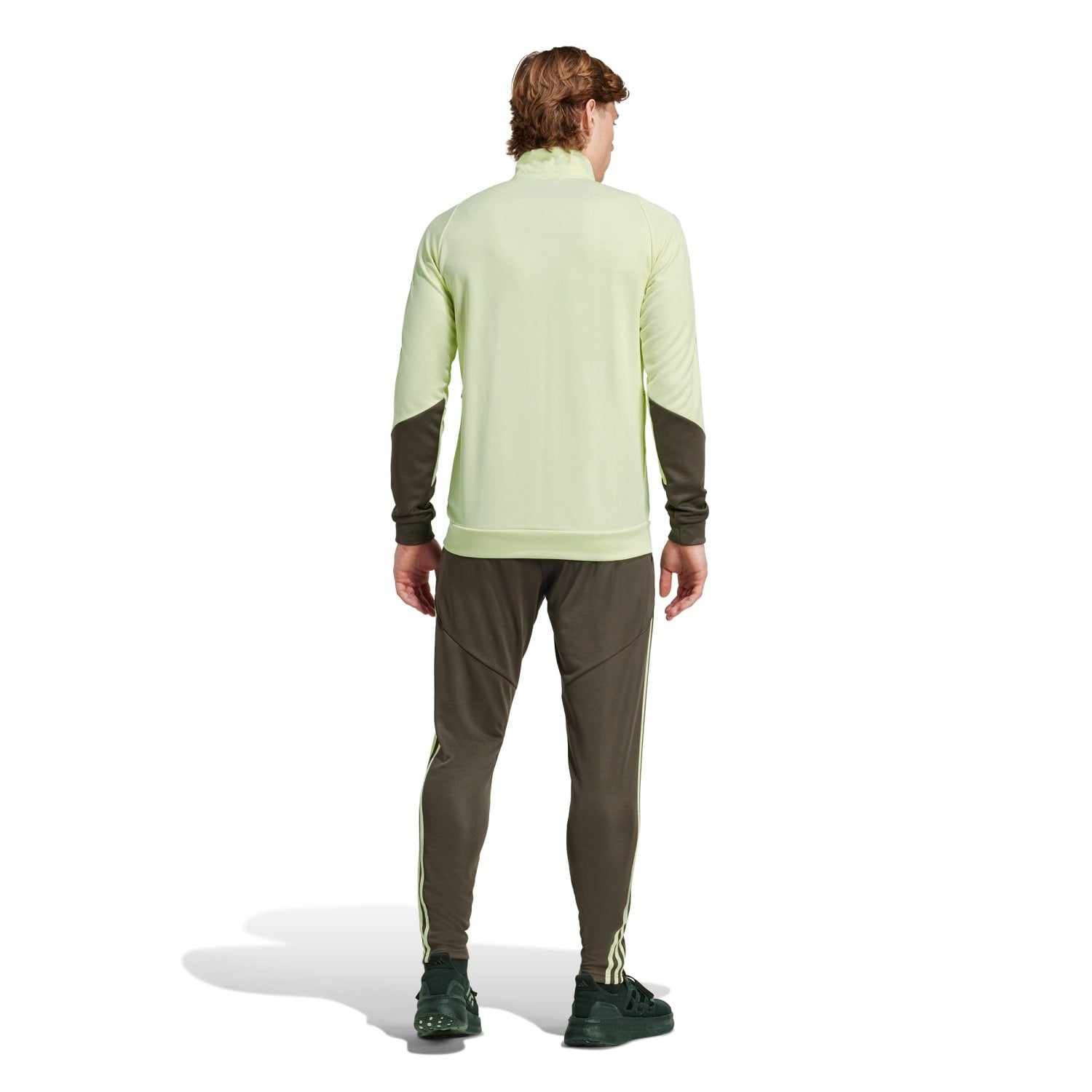 Mens adidas Training Tracksuit 25/26 Lime Green/ Dark Olive
