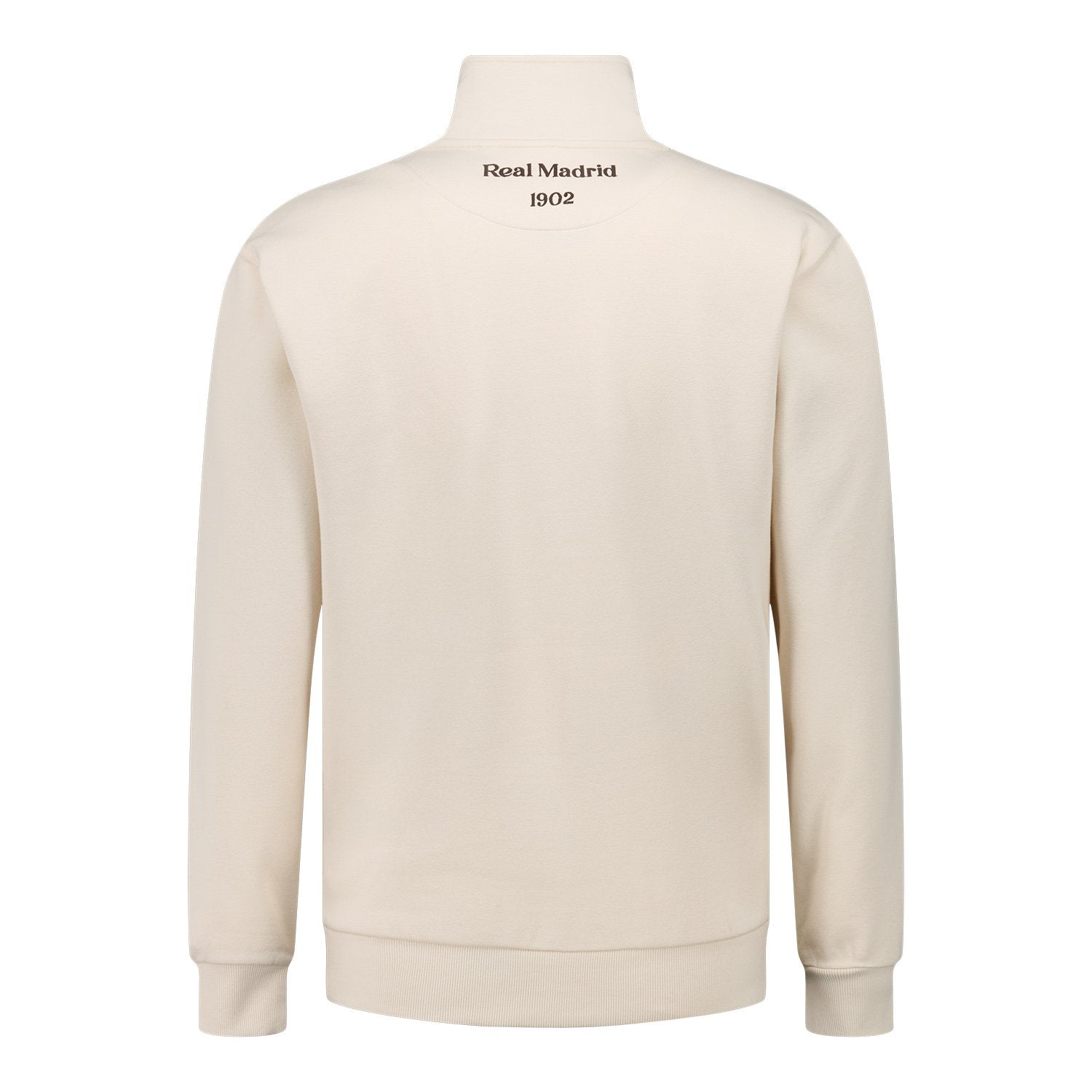 Mens Classic Zip Sweatshirt Beige