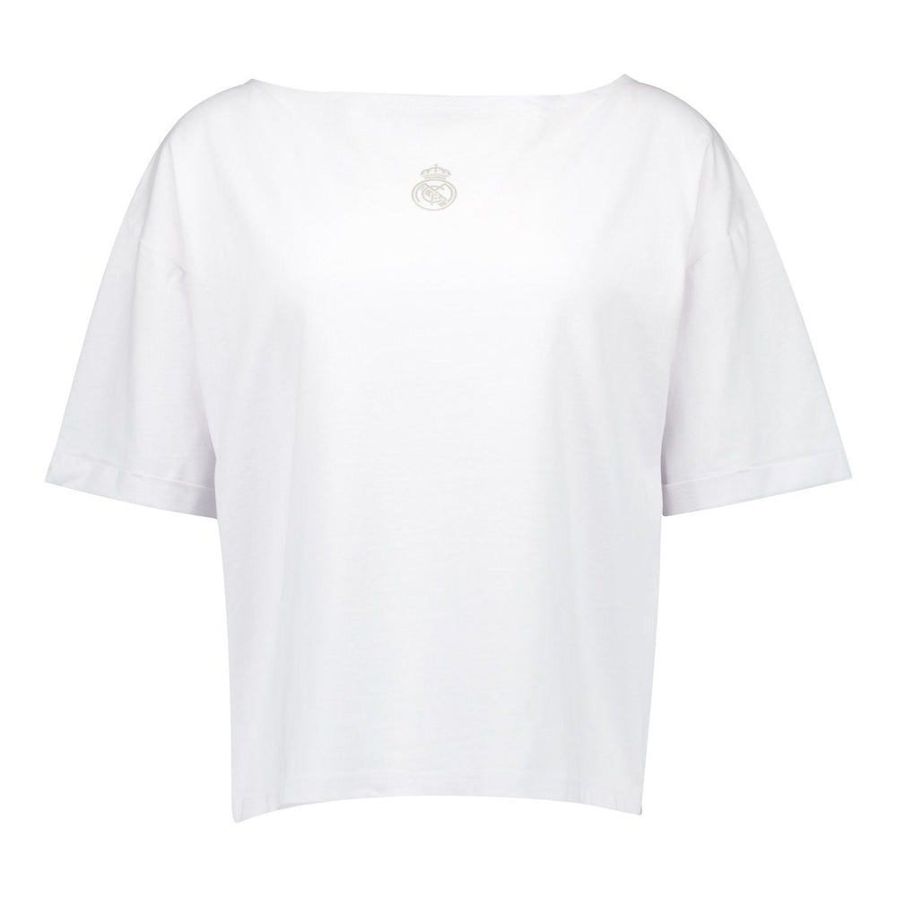 Womens Real Madrid White Dreams Pijama Set T- Shirt & Long Wide Trousers Green