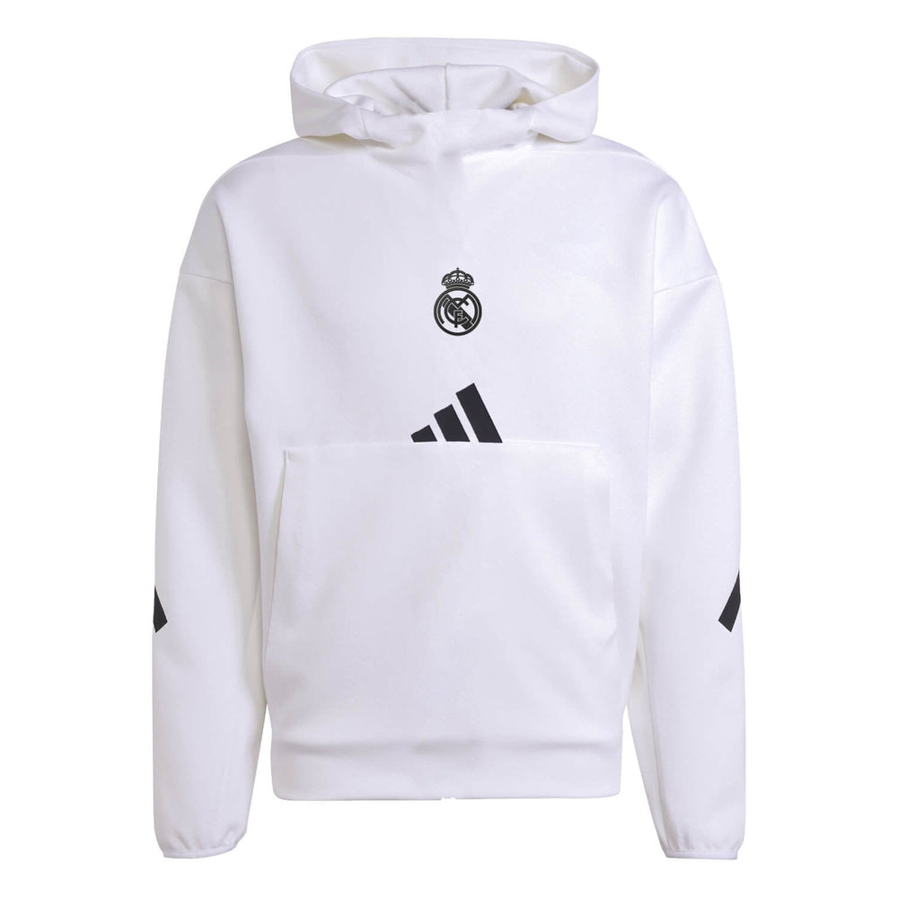 Mens adidas Real Urban Hoodie White
