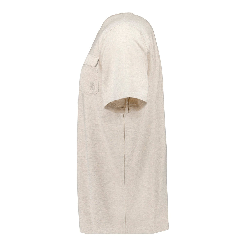 Mens Plum Noir Pocket T-Shirt Cream