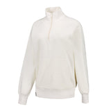 Women’s Vintage Beige Zip-Up Sweatshirt