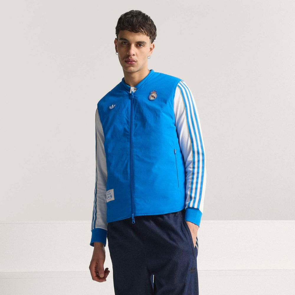 Mens adidas Originals Terrace Icons Reversible Vest 25/26 Blue