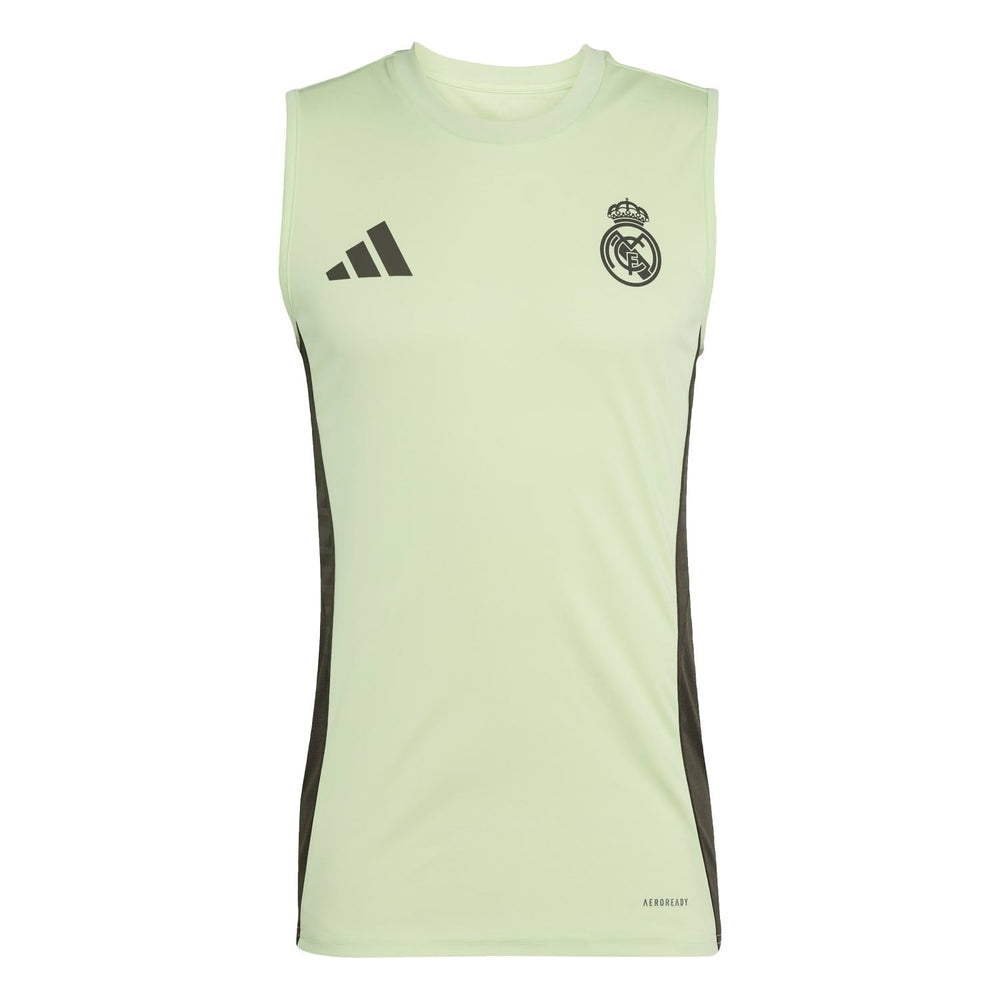 Mens adidas Training Sleeveless Shirt 25/26 Lime Green