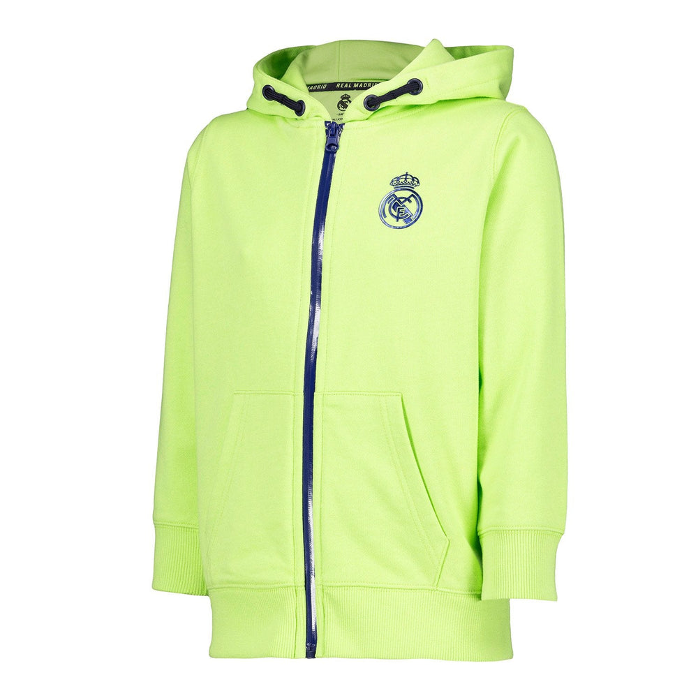 Kids Tracksuit Fan Kids Ombre Zip Green Real Madrid