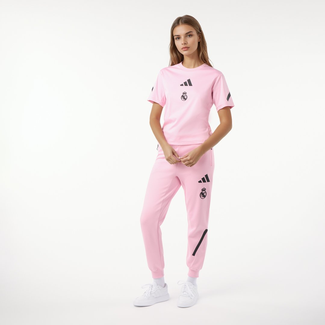 Womens adidas Real Urban T-Shirt Pink – Official Real Madrid Store