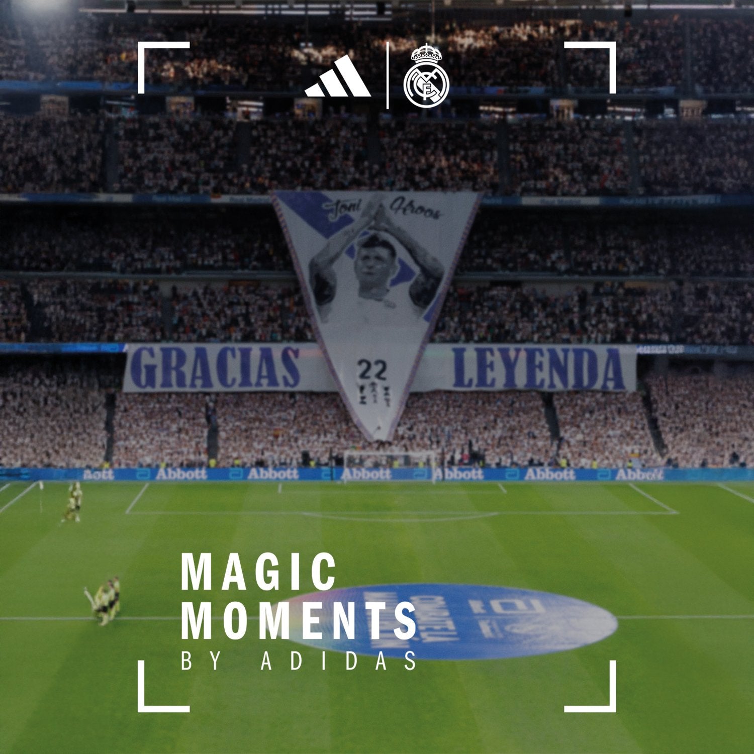 Mens T-Shirt Kroos adidas Magic Moments White