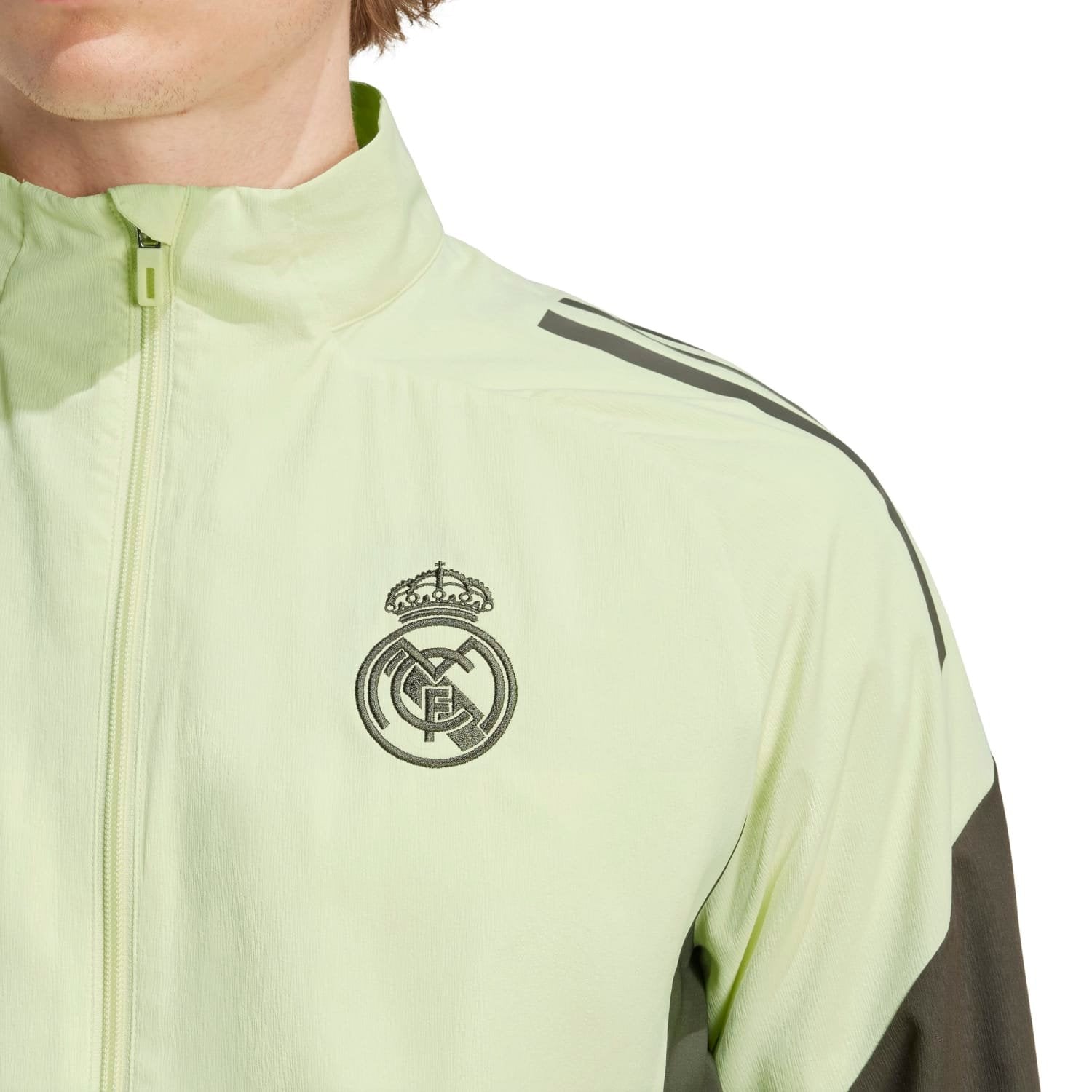 Mens adidas Training Tracksuit Jacket 25/26 Lime Green – Official