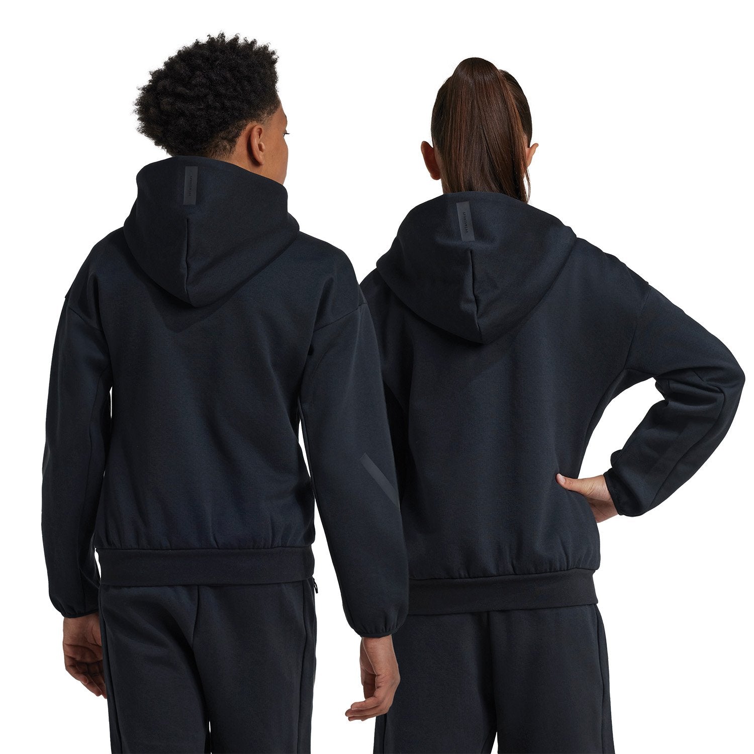 Kids adidas Real Urban Full Zip Hoodie Black/ Black – Official
