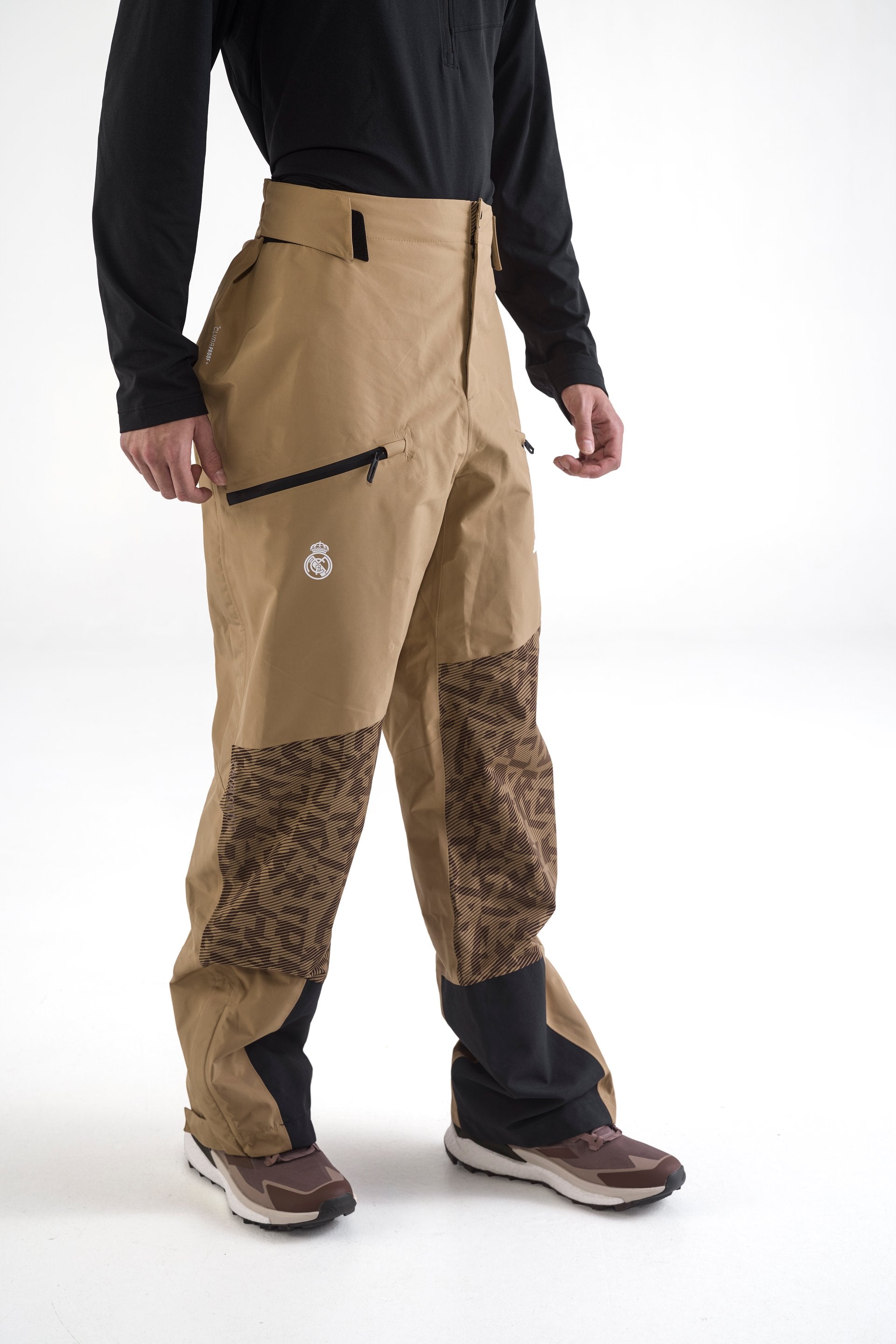 Mens adidas Terrex CLIMAPROOF+ Snow Pants Brown