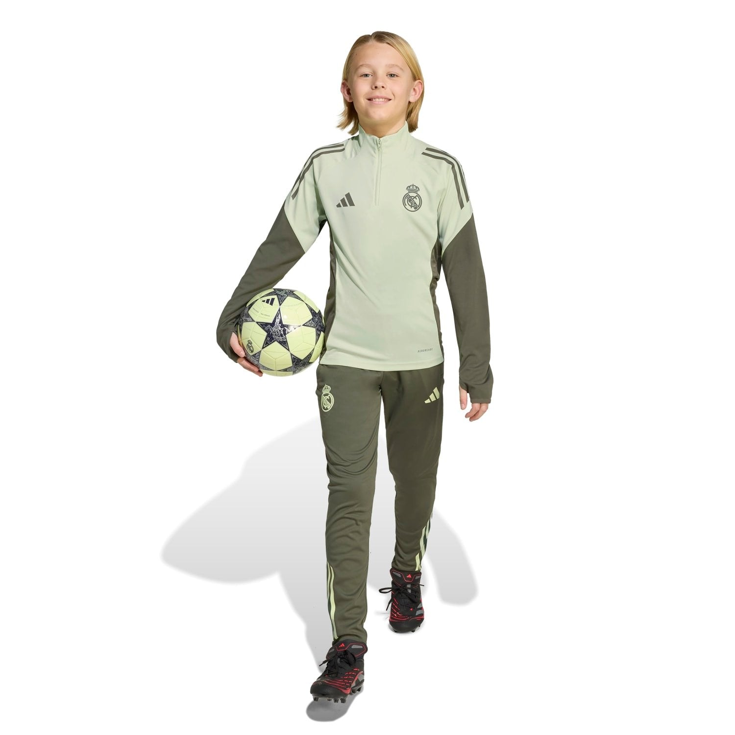 Kids adidas Training Top 25/26 Lime Green