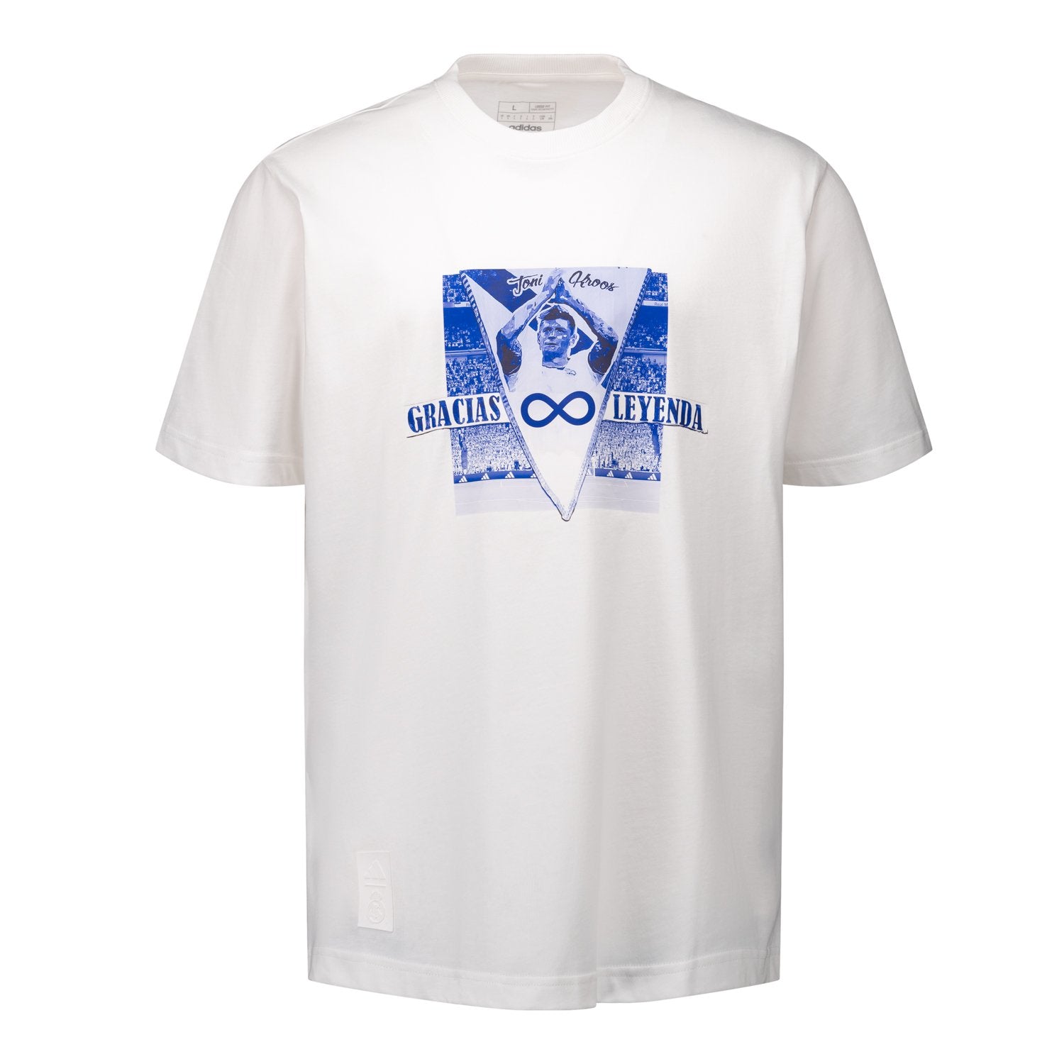 Mens T-Shirt Kroos adidas Magic Moments White