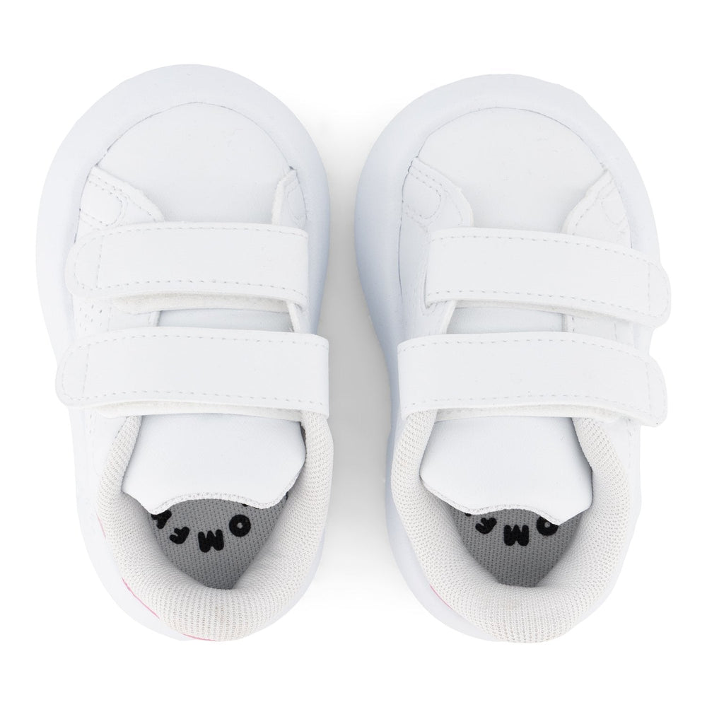 adidas Infant Advantage Shoes White/Pink