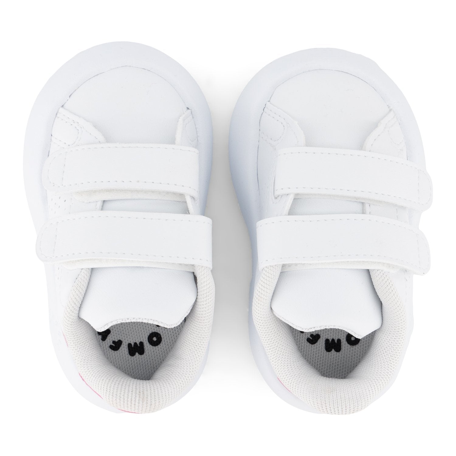 adidas Infant Advantage Shoes White/Pink