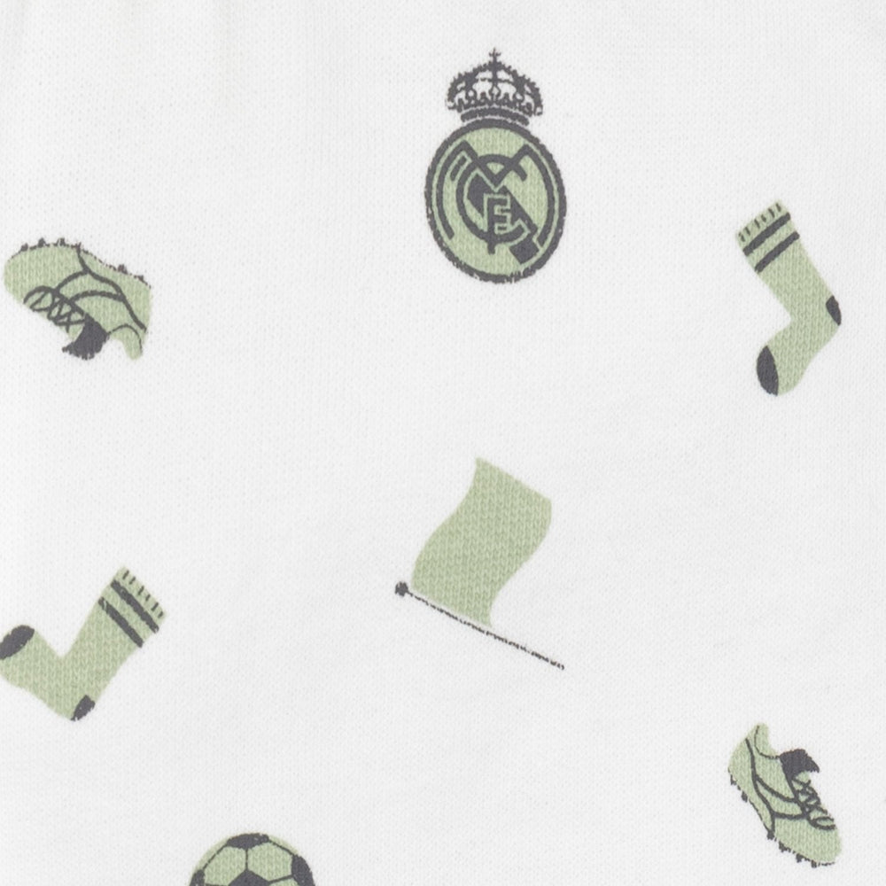 Set Pant & T-Shirt Baby Green/White Real Madrid