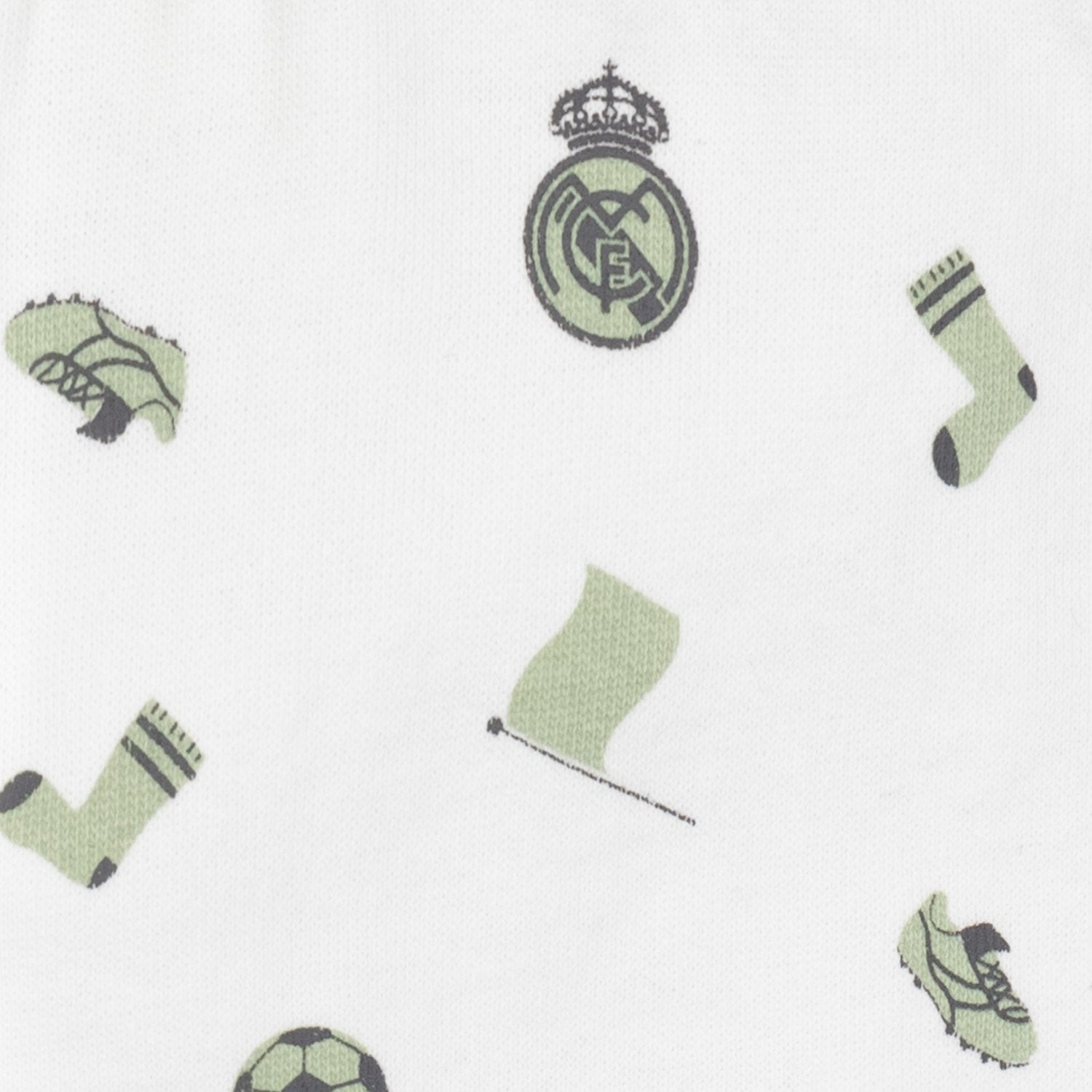 Set Pant & T-Shirt Baby Green/White Real Madrid