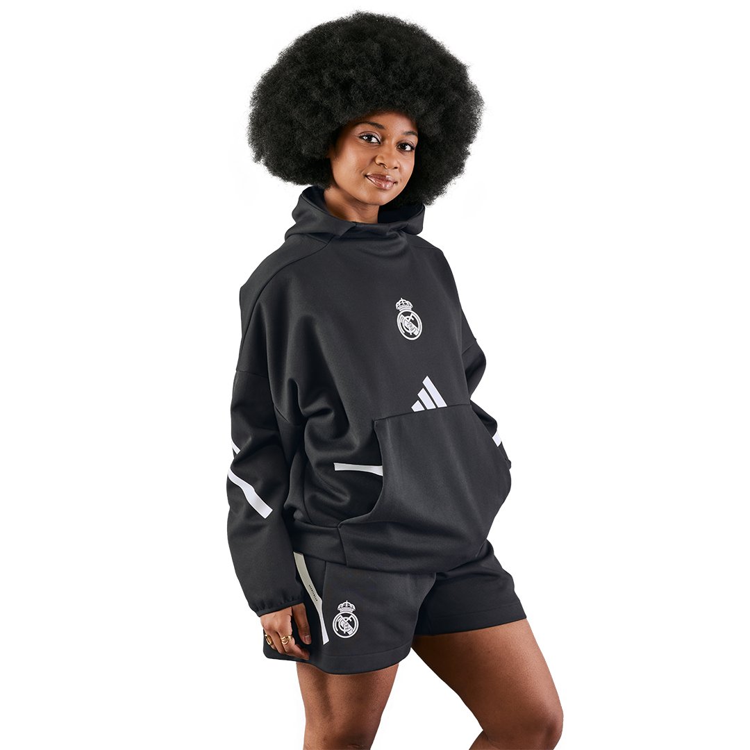 Womens adidas Real Urban Hoodie Black