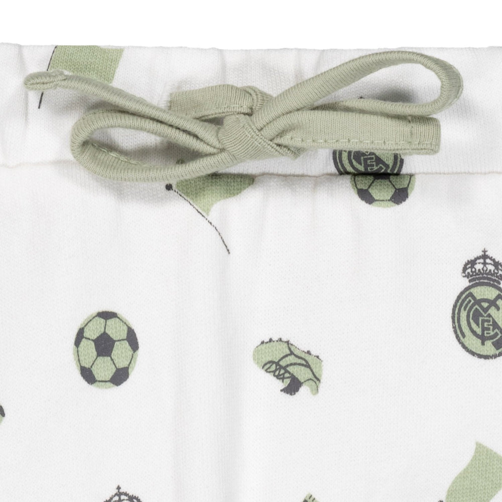 Set Pant & T-Shirt Baby Green/White Real Madrid