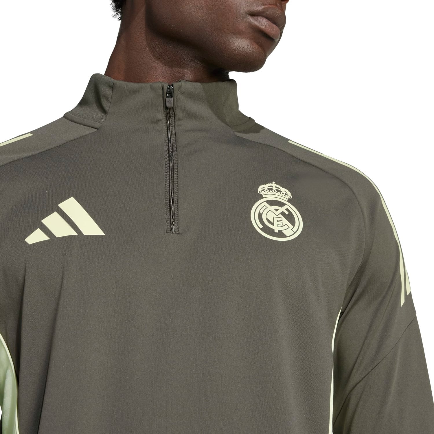 Mens adidas Training Top 25/26 Dark Olive – Official Real Madrid Store