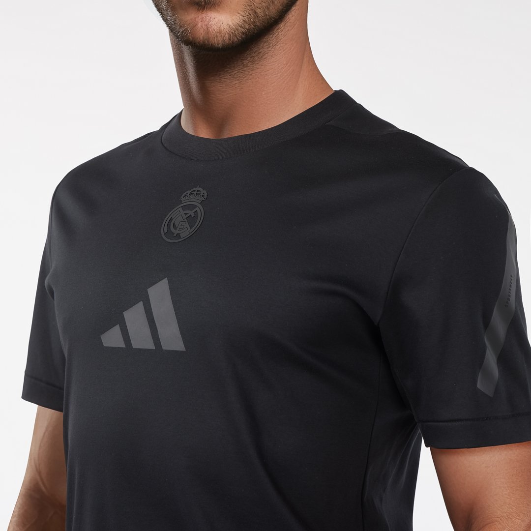 Mens adidas Real Urban T-Shirt Black