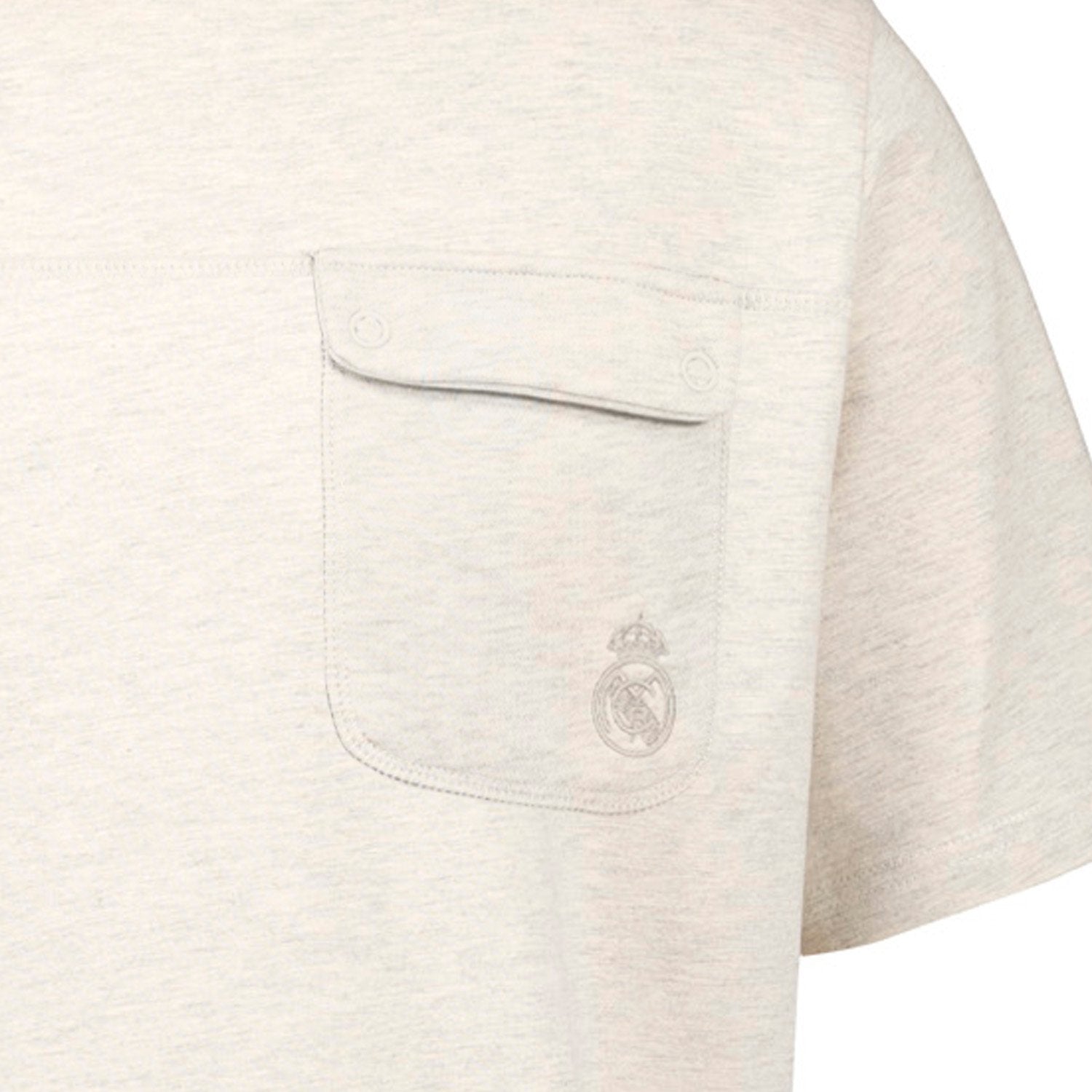 Mens Plum Noir Pocket T-Shirt Cream