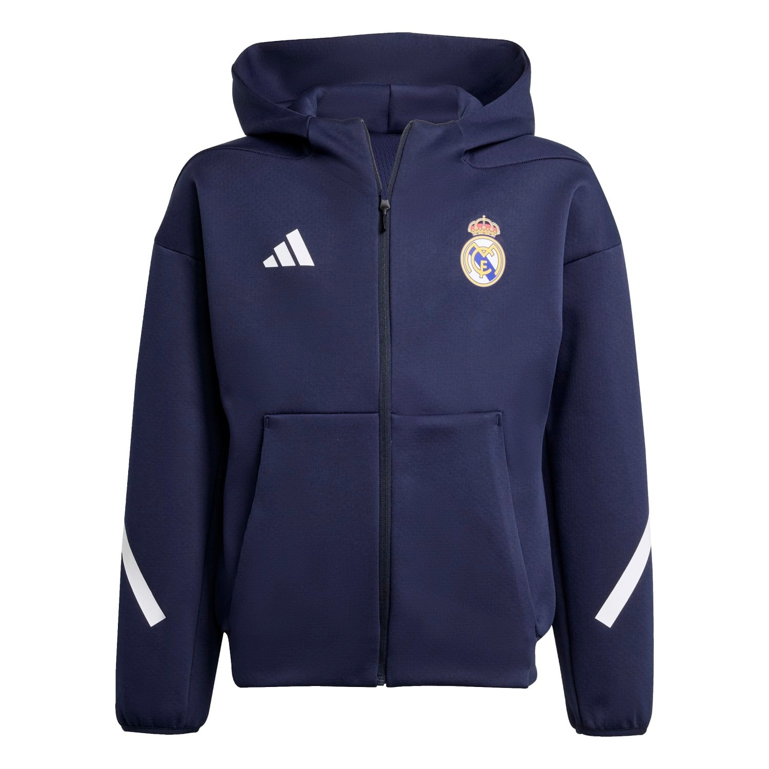 Kids adidas Anthem Jacket 25/26 Navy – Real Madrid Europe Store